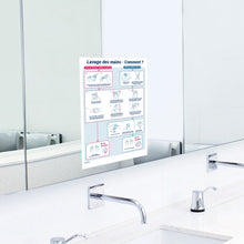 Charger l'image dans la galerie, Affichage COVID19 - Lavage des mains Gel ou Savon - FR/EN - Adhésif/Panneau/Magnet

