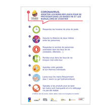 Charger l'image dans la galerie, Affiche n°2 - Les bons reflexes - Coronavirus FR/PT/DE - Adhésif/Panneau/Magnet
