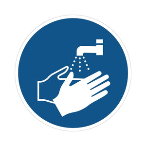 Pictogramme ISO 7010 - M011 Lavage des mains obligatoire