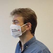 Charger et lire la vidéo dans la visionneuse de la Galerie, Masque Certifié Tissu lavable personnalisé - Made in Luxembourg
