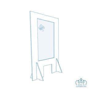 Protection Comptoir Eco - Avec ouverture - 750x950 mm